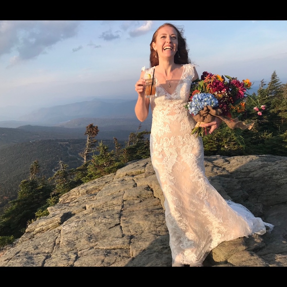 Anthropology wedding gown